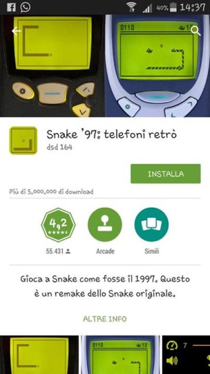 Snake 97 Android
